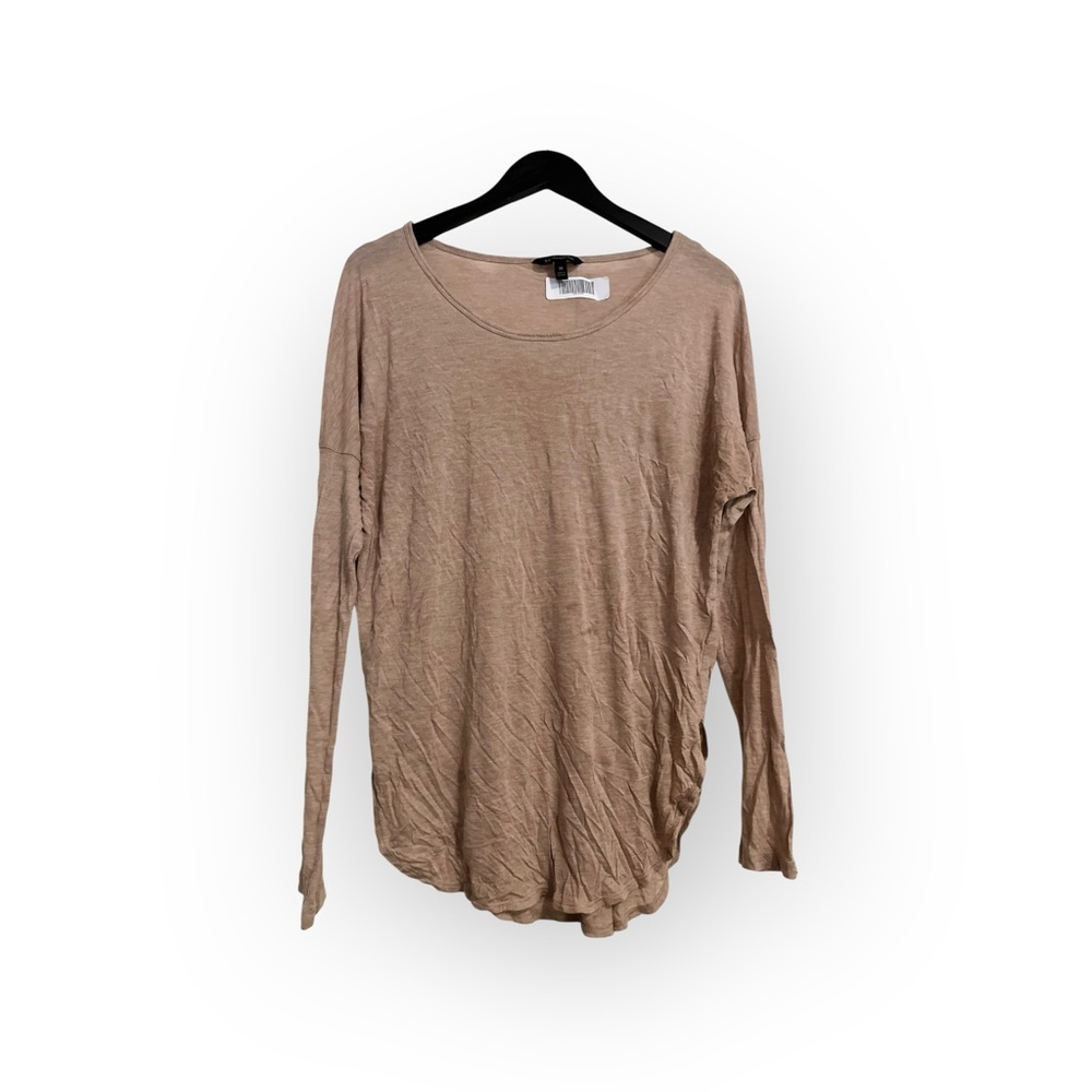 EUC Banana Republic Beige Long Sleeve Tee Woman’s Size Medium